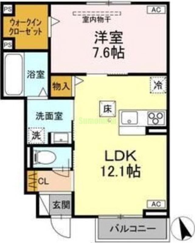 D-ROOM富沢西2丁目の間取り
