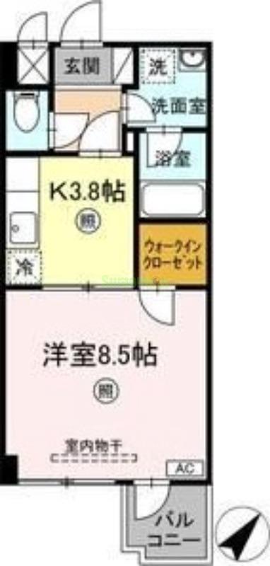 ルミエール中ノ坂の間取り