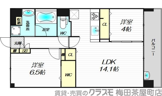 ポラリス松ヶ枝の間取り