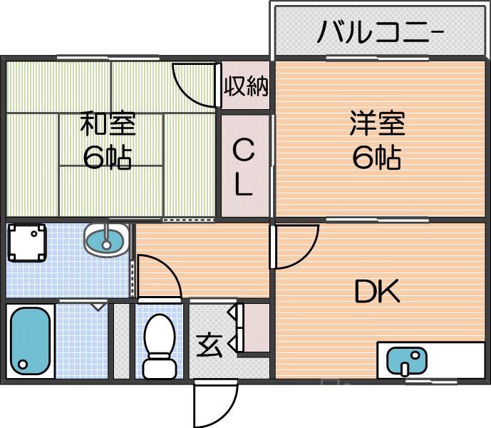 ハマダハイツの間取り