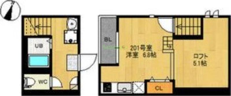 RIZEST 長町南の間取り