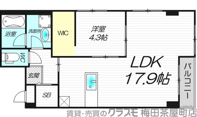 プール・トゥジュールブランの間取り