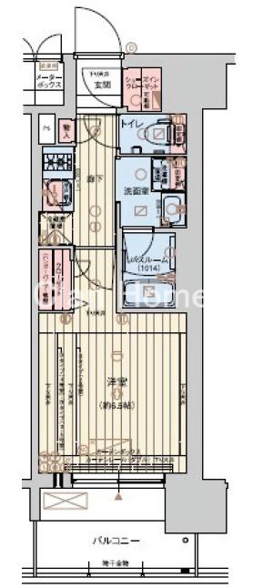 レオンヴァリエ長堀通の間取り