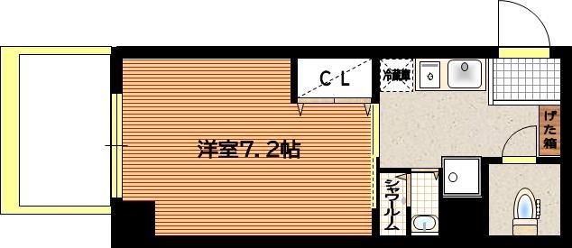 四条町の完工年月(1985年12月)築の賃貸マンションの間取り