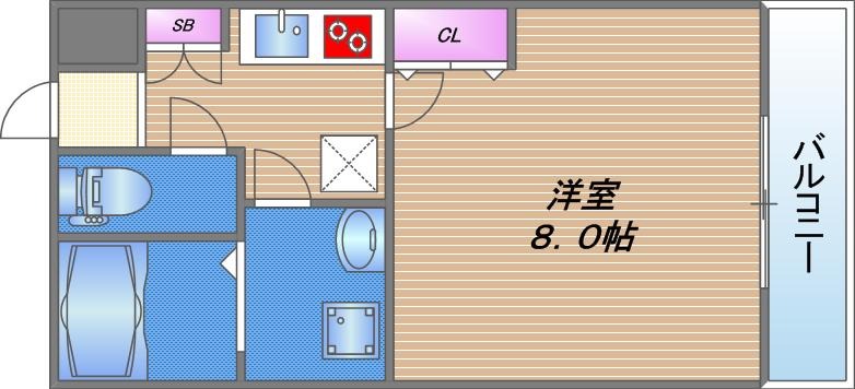 LIVIAZ OSAKA EASTの間取り