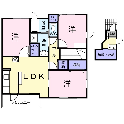 ペニーレーン茨木の間取り