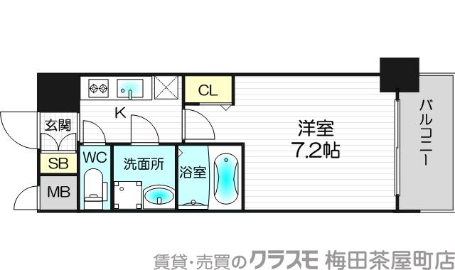 木川東の完工年月(2018年3月)築の賃貸マンションの間取り