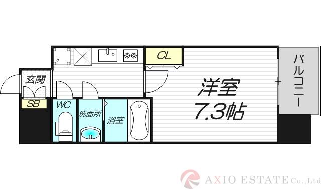LIVIAZ SHIN-OSAKA Cielの間取り