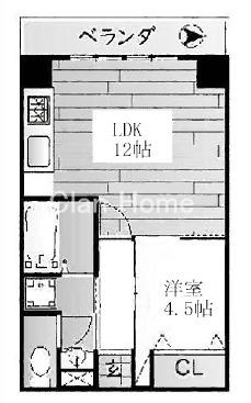 緑橋パインリッチの間取り
