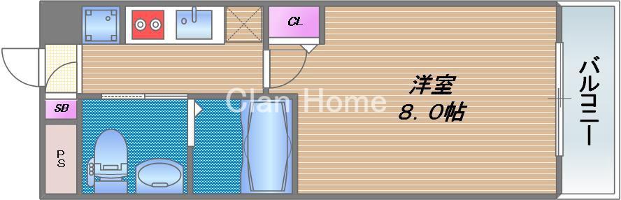 M’プラザ緑橋の間取り