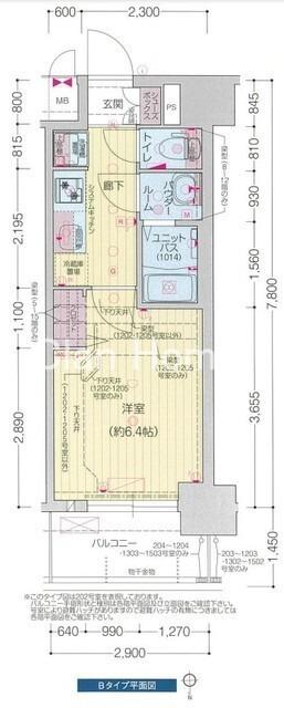プレサンス堺筋本町エグゼブランの間取り