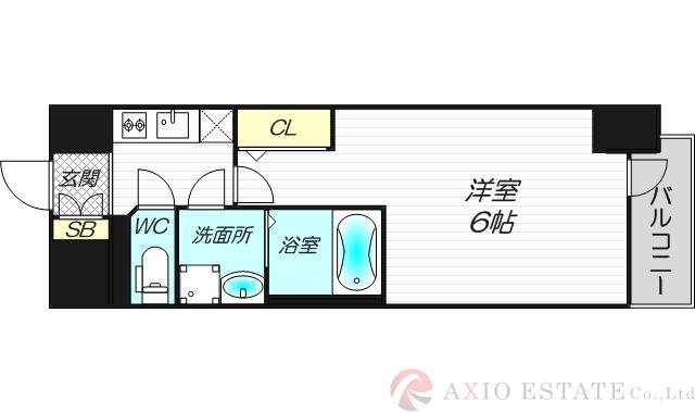 エスリード新大阪ラヴァーグの間取り