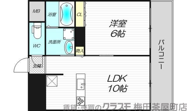 西中島の完工年月(1975年1月)築の賃貸マンションの間取り