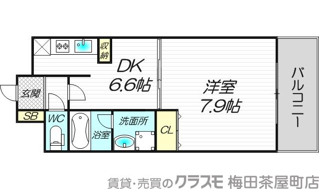 十三本町の完工年月(2007年11月)築の賃貸マンションの間取り