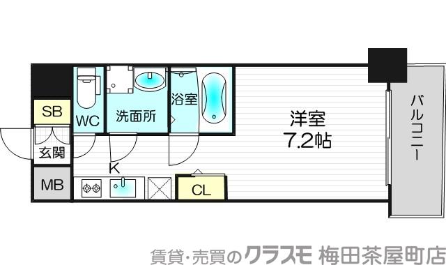 木川東の完工年月(2018年1月)築の賃貸マンションの間取り