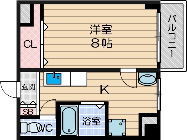 イーズ南春日丘の間取り