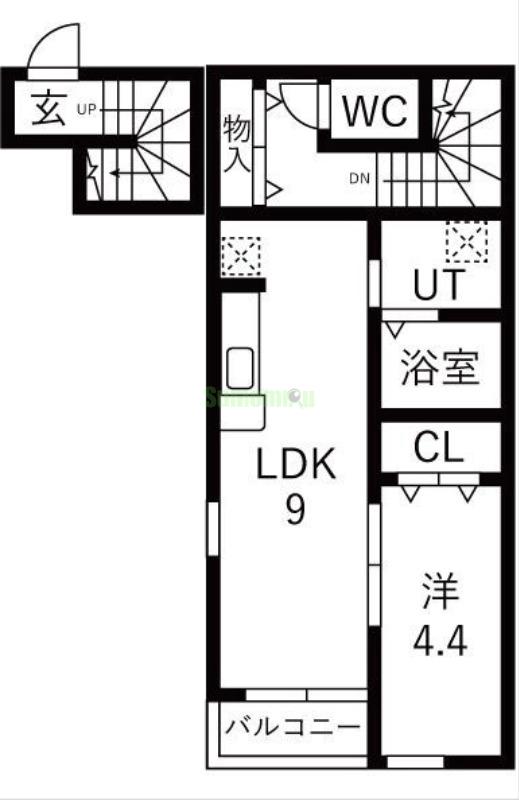 サンテラス郡山の間取り