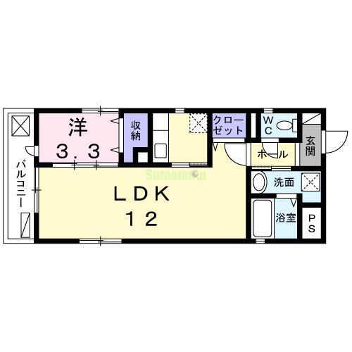 銀杏ハイツ立町の間取り