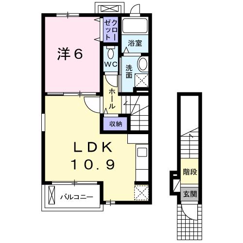 メゾン ド ソレイユの間取り