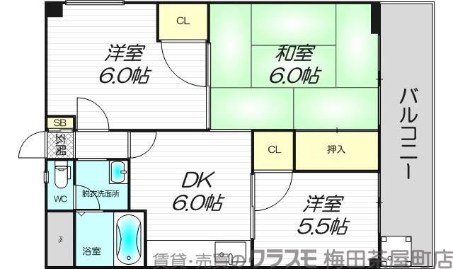 紙谷第3マンションの間取り