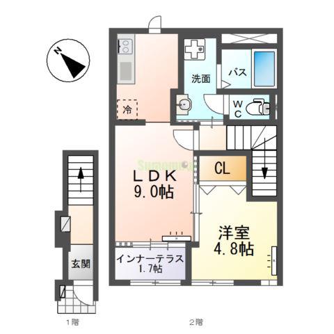 アーバンスカイMの間取り