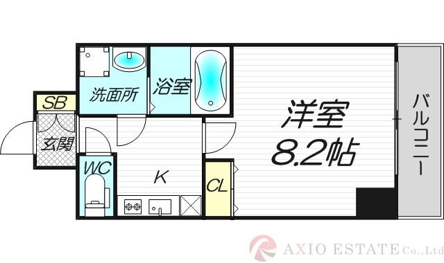 ASTIA西中島Ⅱの間取り