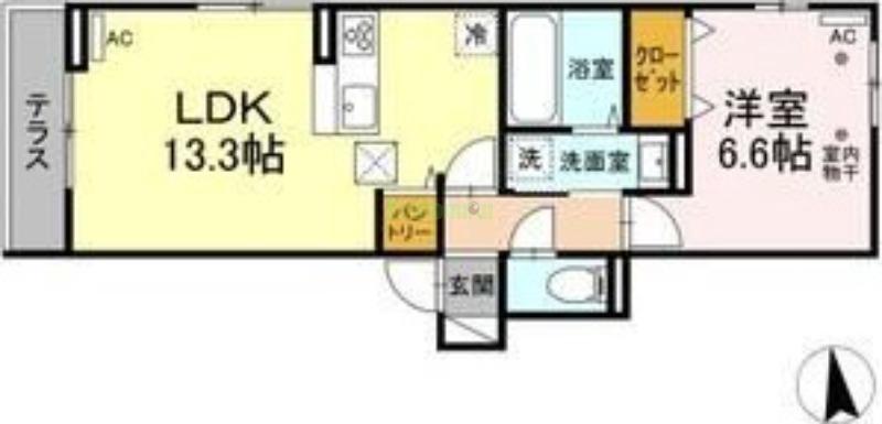 D-room Cinnamonの間取り