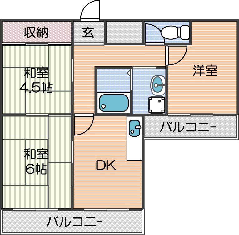 グランドメゾン富士の間取り