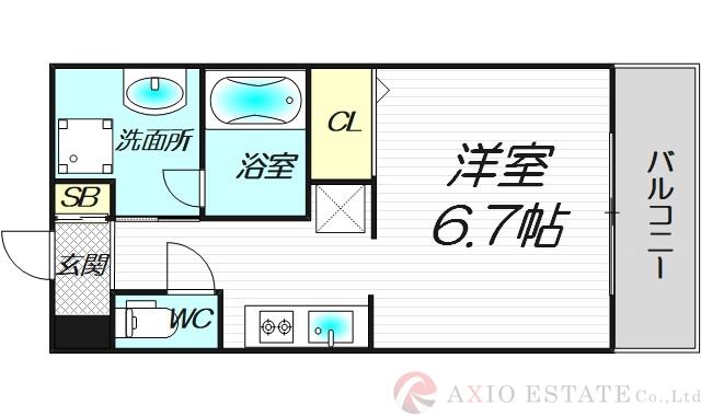 サンスクエア新大阪の間取り
