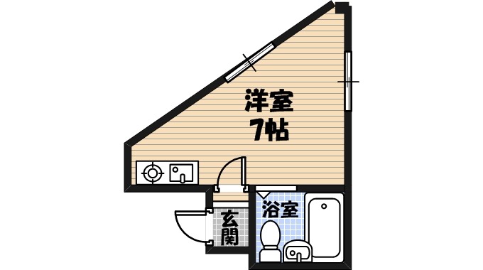 野江ロイヤルハイツの間取り