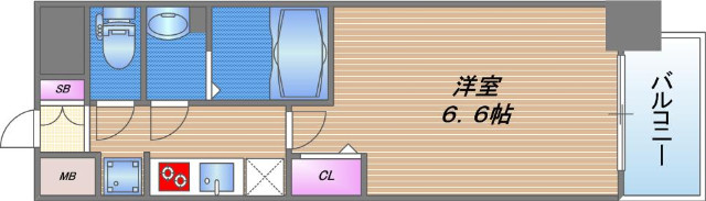 プレサンス上町台筆ヶ崎NORTHの間取り