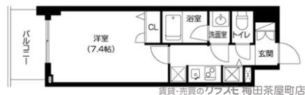 島町の完工年月(2009年2月)築の賃貸マンションの間取り