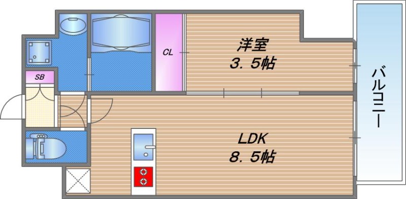 グランパシフィック東今里innovation(イノベーションの間取り