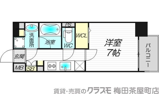 アーバネックス心斎橋IIの間取り