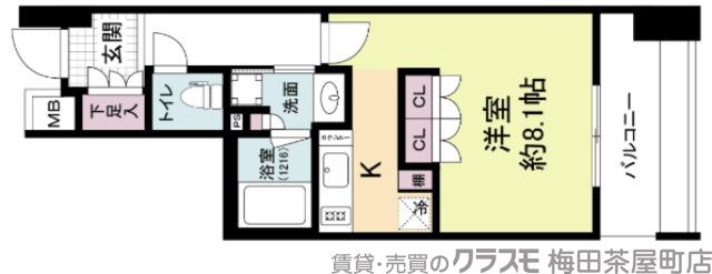広芝町の完工年月(2009年9月)築の賃貸マンションの間取り