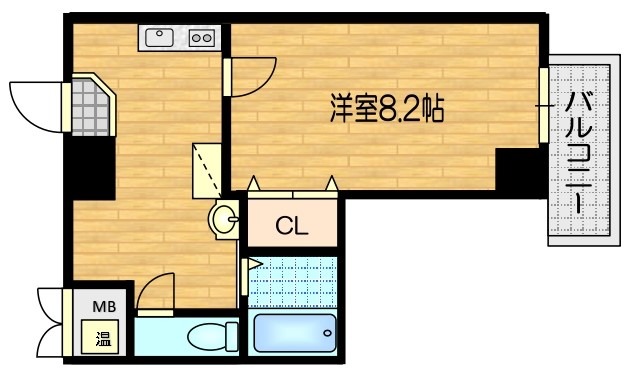 西ノ京小倉町の完工年月(2010年1月)築の賃貸マンションの間取り