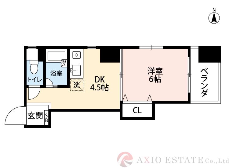 ウエストサイド江坂の間取り