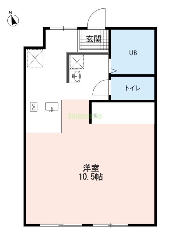 コーポ郷湖の間取り