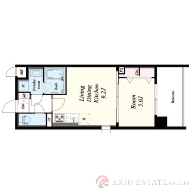 ラルシェパルク新大阪の間取り