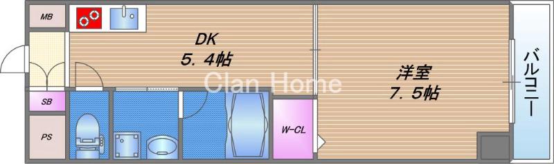 セレッソプラーサ大今里の間取り