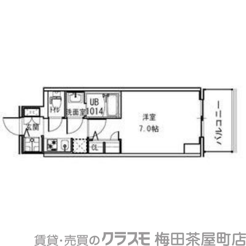 吉野の完工年月(2022年9月)築の賃貸マンションの間取り