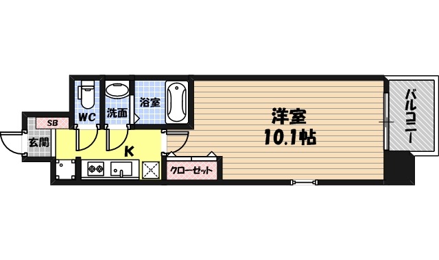 スプランディッド京橋EASTの間取り