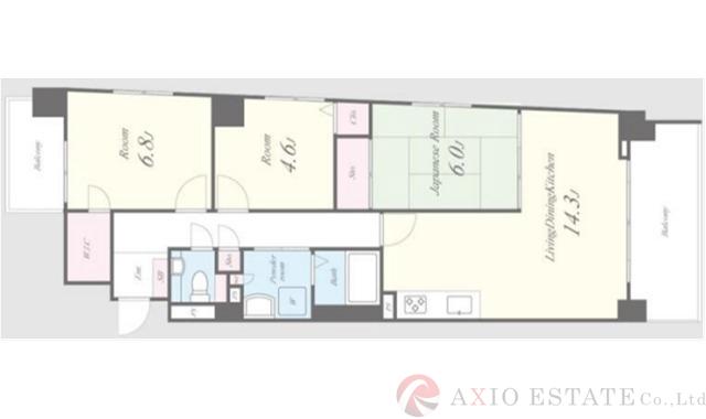 ウエストコート新大阪の間取り