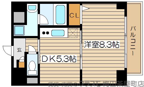 カルムクレール2.5.8の間取り