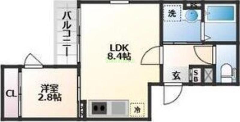 ソルテ二軒茶屋の間取り