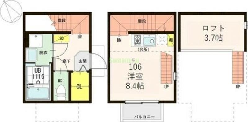 サンコーポ東照宮の間取り