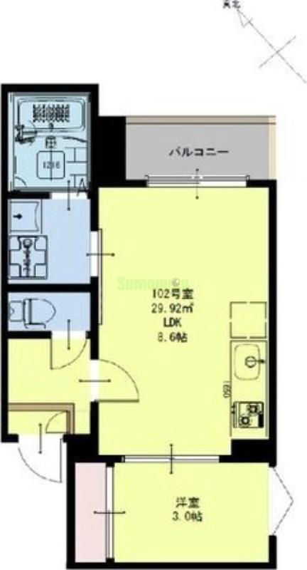 REGALEST卸町の間取り