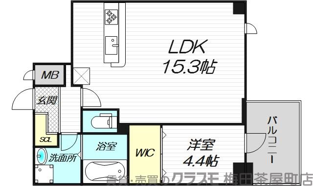 BRAVE徳井町の間取り