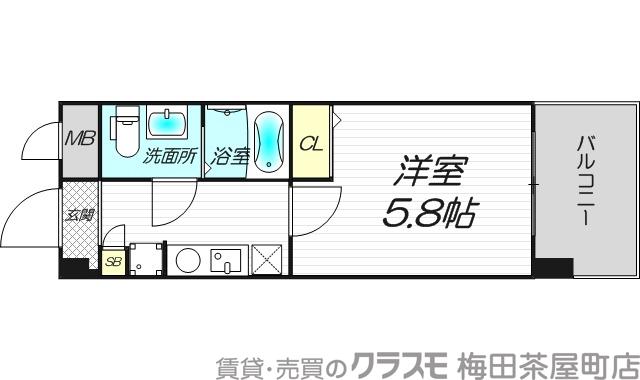 宮原の完工年月(2004年7月)築の賃貸マンションの間取り