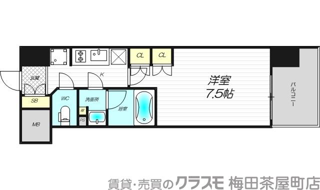 宮原の完工年月(2021年11月)築の賃貸マンションの間取り